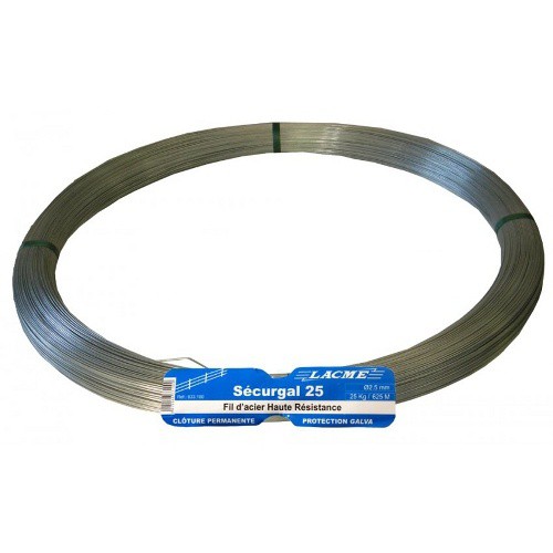 Ocelový drát pro elektrické ohradníky SECURGAL PRO 2,5mm, 625m
