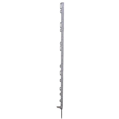 Tyčka pro elektrický ohradník, plast bílý, 140cm, 12 úchytů