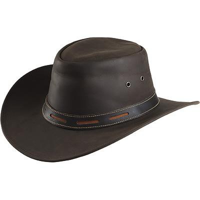 Westernový klobouk RANDOL'S Smooth kožený