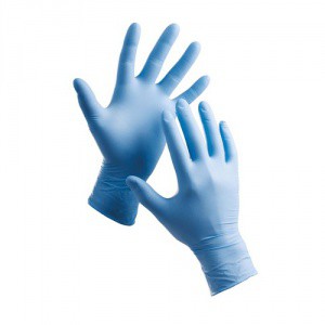 Jednorázové rukavice nitrilové BARBARY - pudrované 100 ks