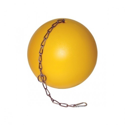 Hračka pro selata, míč antistresový s řetězem