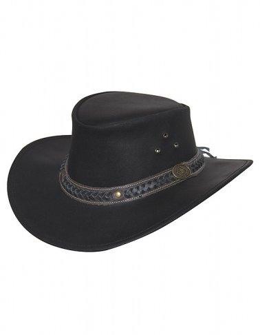Westernový klobouk SCIPPIS Wilsons kožený, černý