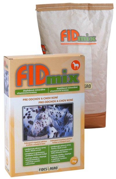 FIDmix minerální krmivo pro odchov a chov koní, 1 kg
