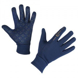 Jezdecké zimní rukavice Covalliero Inari, modré