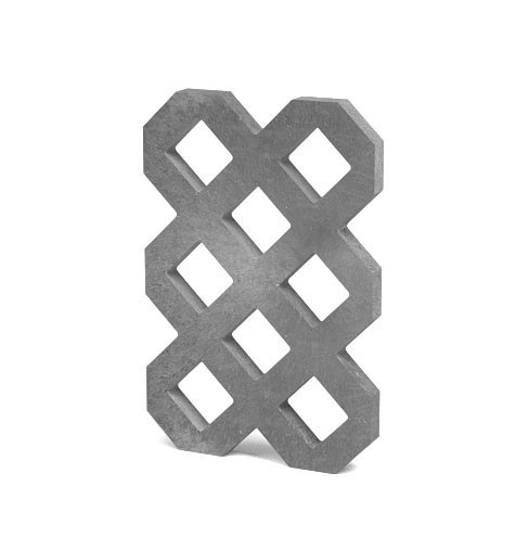 Zatravňovací dlažba Lite, 60 × 40 × 4 cm, šedá
