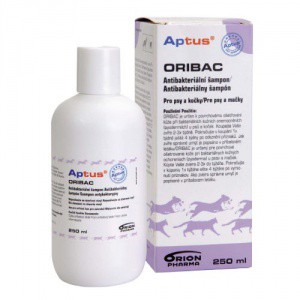 Aptus Oribac antibakteriální šampon 250ml pro psy a kočky