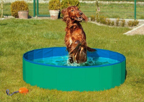 Karlie-Flamingo Skládací bazén pro psy zeleno/modrý 120x30cm