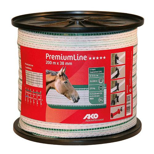 Polyetylenová páska pro elektrické ohradníky PremiumLine Q 40 mm