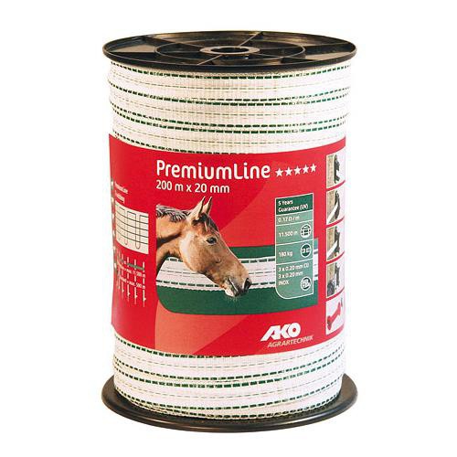 Polyetylenová páska pro elektrické ohradníky PremiumLine Q 20 mm
