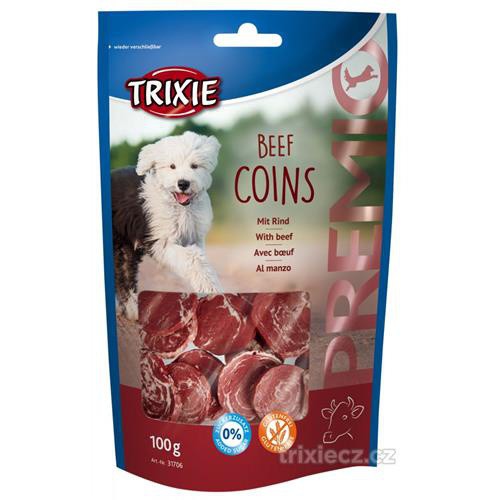Pamlsek pro psy Trixie, hovězí kolečka, 100 g