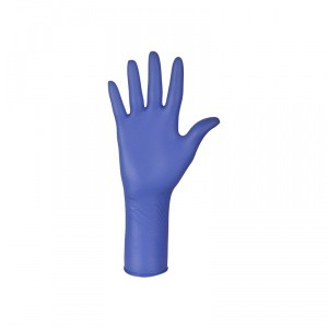 Vyšetřovací rukavice nepudrované nitrilové NITRYLEX CHEMO LONG, 100 ks, vel. S
