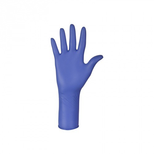 Vyšetřovací rukavice nepudrované nitrilové NITRYLEX CHEMO LONG, 100 ks, vel. M