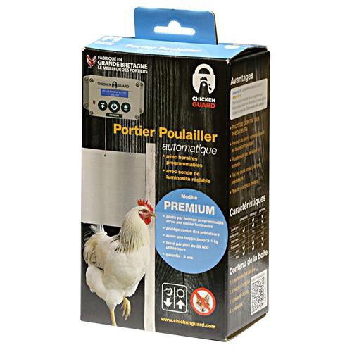 Automatické zavírání kurníku ChickenGuard Premium, světelný senzor, 1 kg